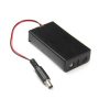 2 X 18650 Black Battery Holder With Dc Power Plug