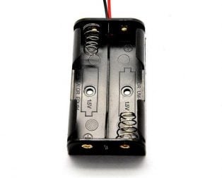 2 x 1.5V AA Battery Holder Without Cover