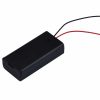 2 X 1.5V Aa Battery Holder With Cover And Onoff Switch