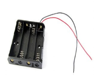 4 x 1.5V AAA Battery Holder Without Cover