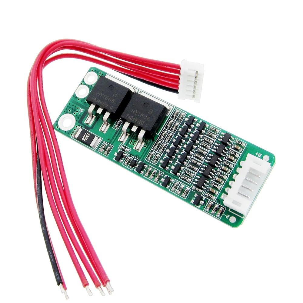 5S 15A 18650 Li-ion Lithium Battery BMS Charger Protection Board for 18V 21V Battery - ROBU.IN