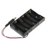 6 X 1.5V Aa Battery Holder With Dc2.1 Power Jack