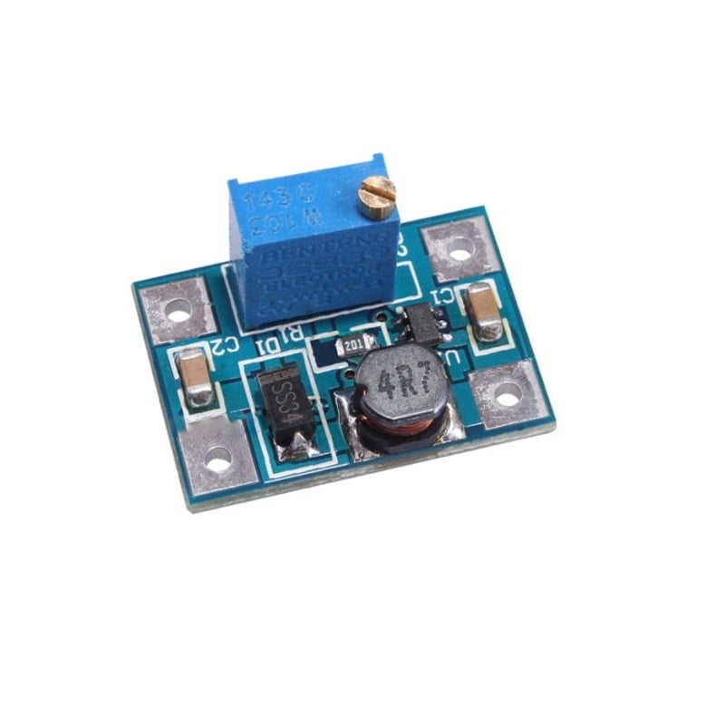 Dc-Dc Step Up Sx1308 Adjustable Power Supply 28V 2A 1.2Mhz Power Booster Module - Robu.in