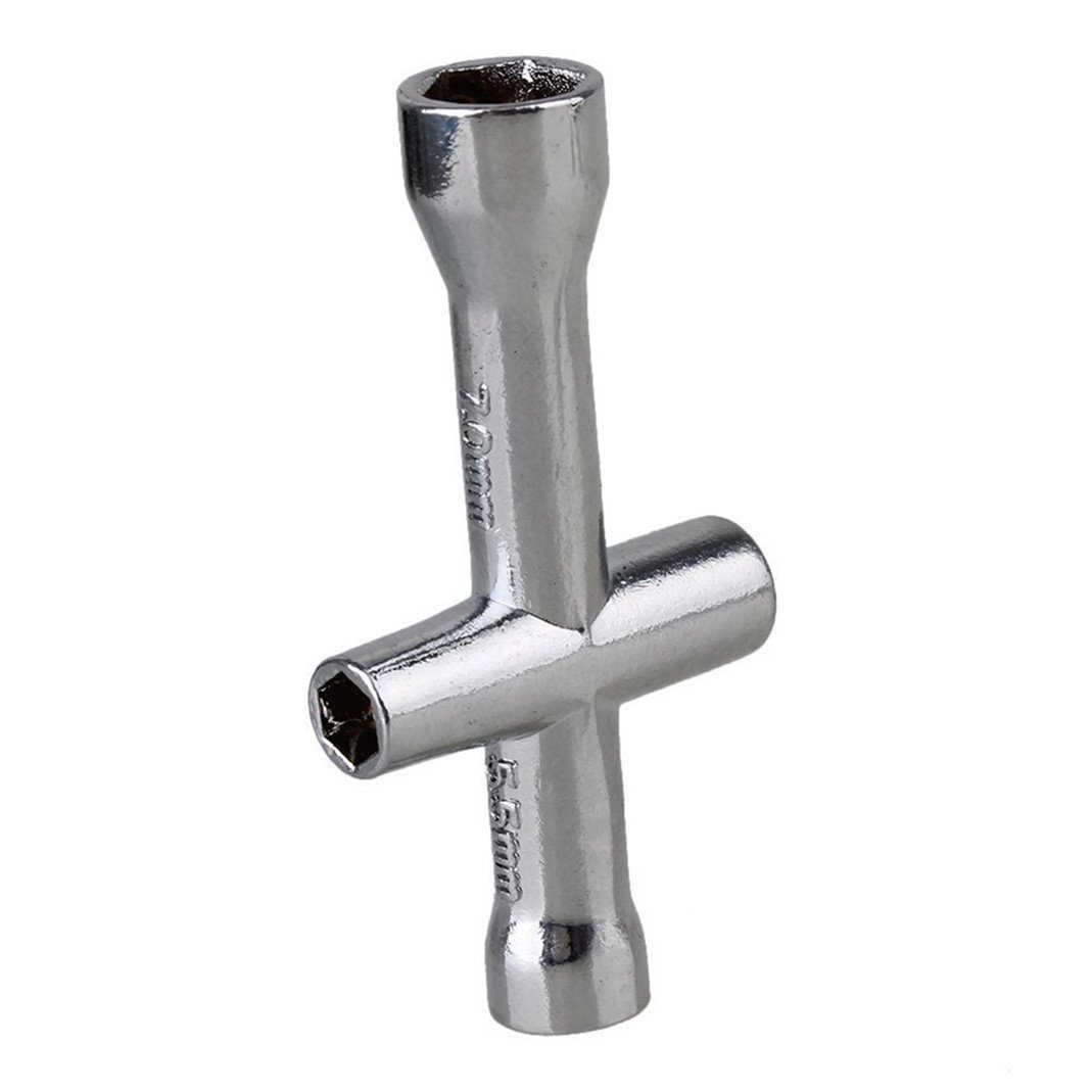 Hexagonal Mini Cross Wrench Sleeve Nut Tool for M2M2.5M3M4 Hex Nut