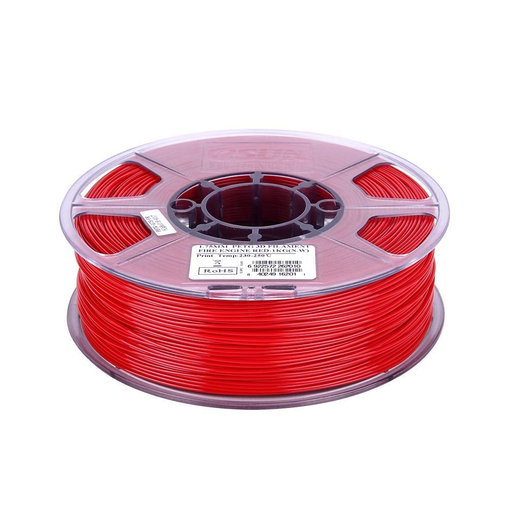 eSun PETG 1.75mm 3D Printing Filament 1kg-Solid Red