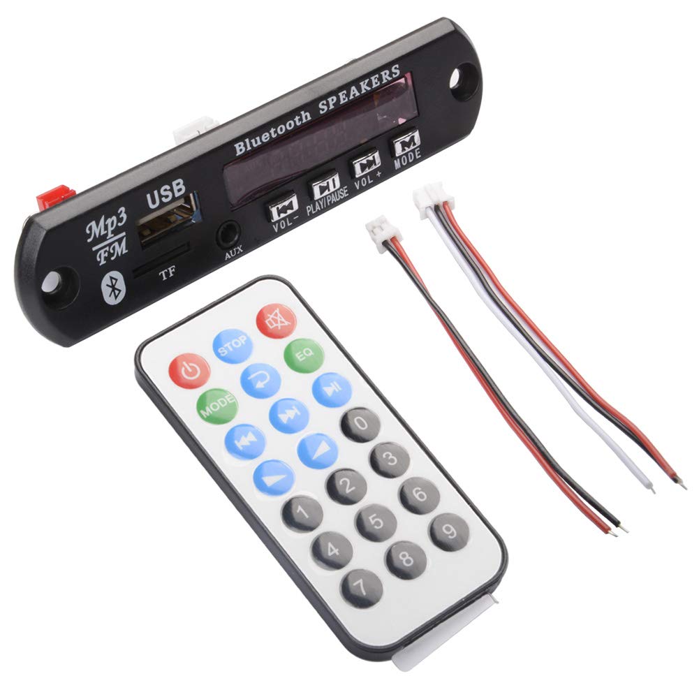 Bluetooth MP3 Decoding Board Module with inbuilt SD Card Slot USB FM and Remote Control