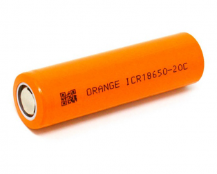 Orange ICR 18650 2200mAh Lithium-Ion Battery