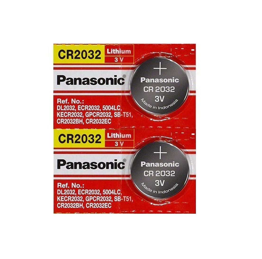 Panasonic Cr2032 3V Lithium Coin Battery-2Pcs.