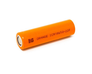 Orange ICR 18650 3.7V 2200mAh 2C Li-ion Battery