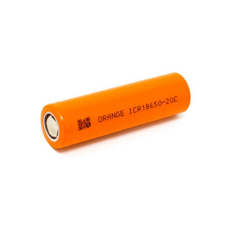 Orange Icr18650-20C 3.7V 2000Mah 3C Li-Ion Battery