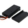 18650 X 2 Battery Holder With Cover And Onoff Switch With Dc Jack