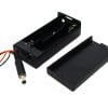 18650 x 2 battery holder with cover and OnOff Switch With DC jack