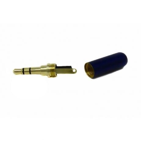 3.5mm Audio Plug 3 Pole Gold-plated Earphone Adapter For DIY Stereo Headset