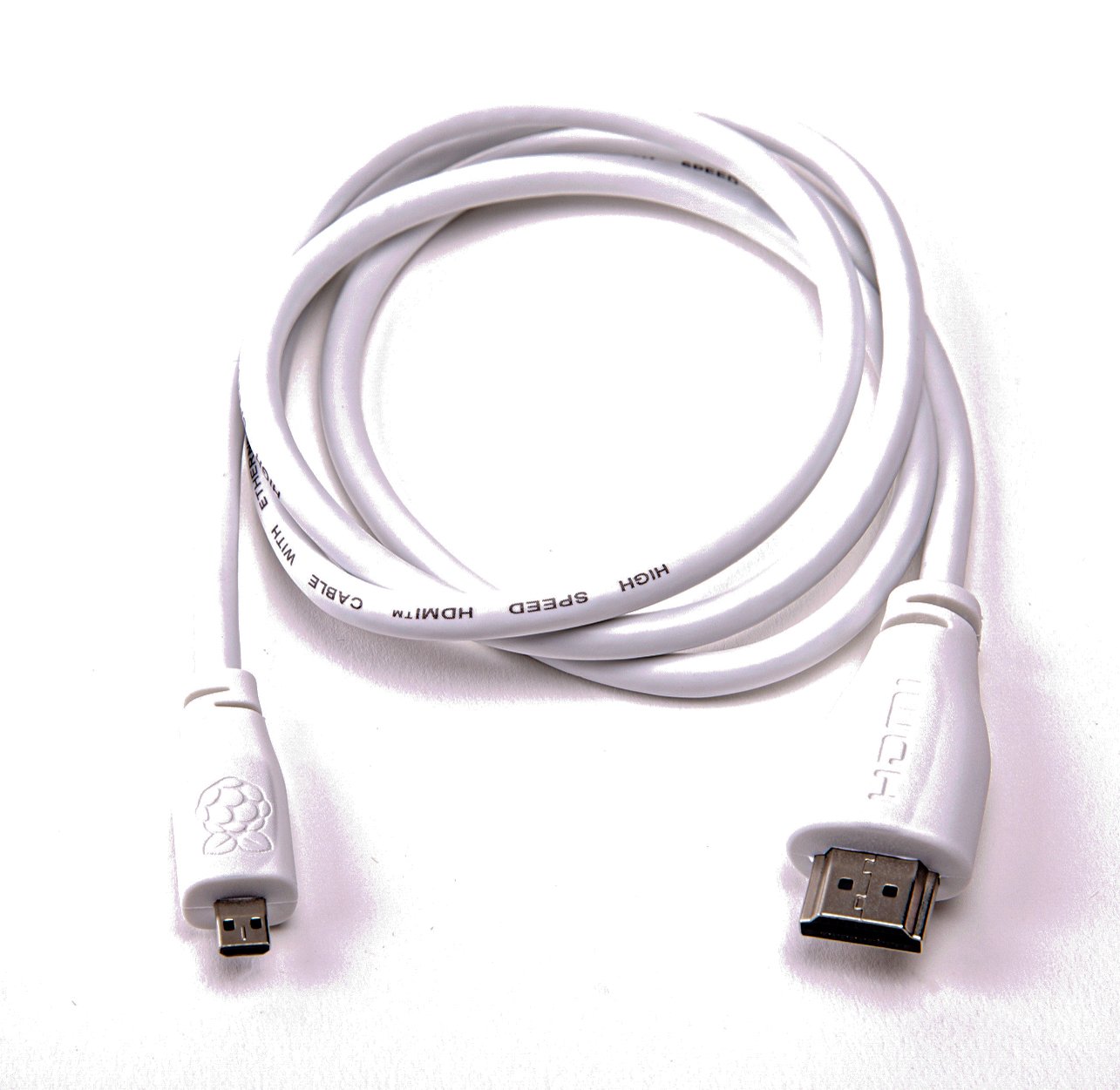 Micro HDMI (Male) to Standard HDMI (Male) Cable for Raspberry Pi 4