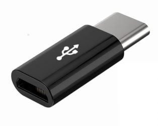 Micro USB-B Female to USB Type C Male Converter Adapter