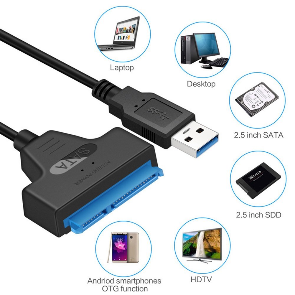 SATA III SATA to USB Adapter Supports up to 6 Gb/s