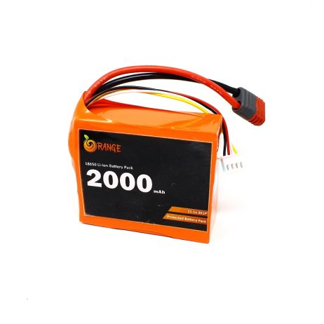 Orange Inr 18650 11.1V 2000Mah 3C 3S1P Li-Ion Battery Pack