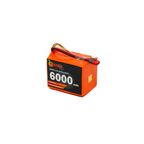 Orange 18650 Li-ion 6000mAh 14.8v 4S3P Protected Battery Pack-1c