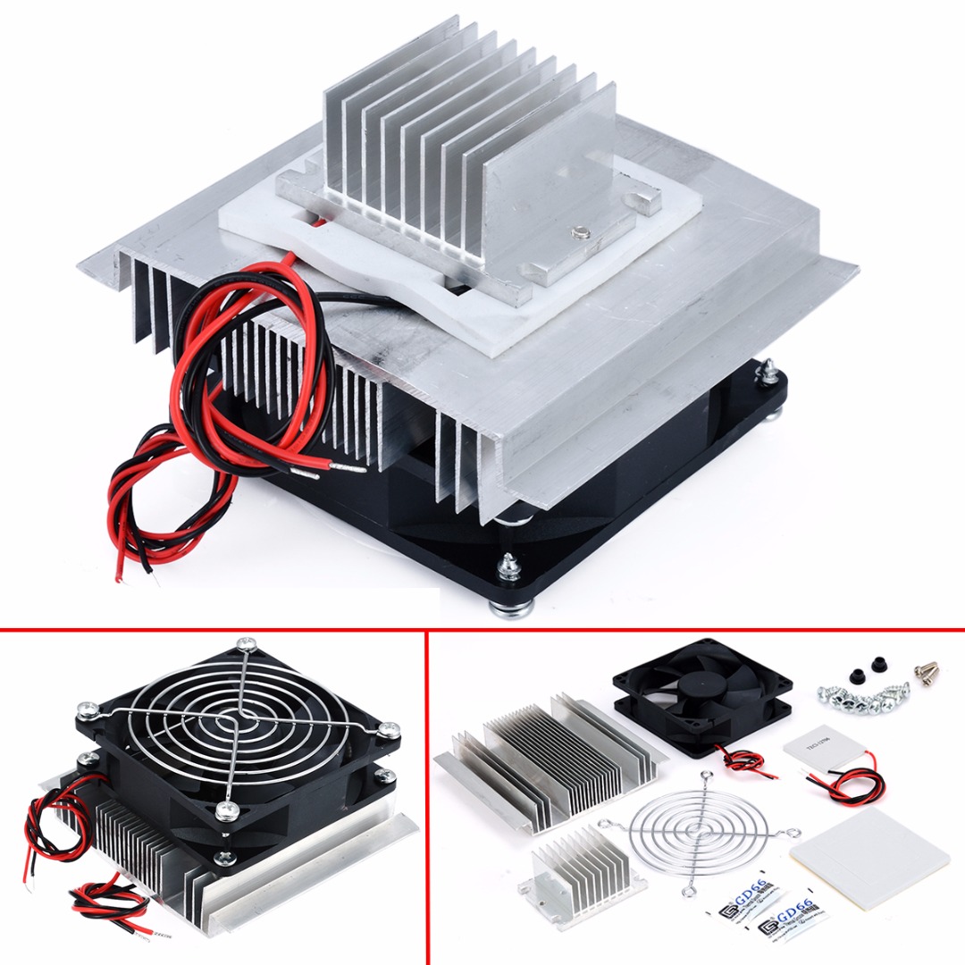 Semiconductor Refrigeration Thermoelectric Peltier Cooler Air Cooling Kit USA