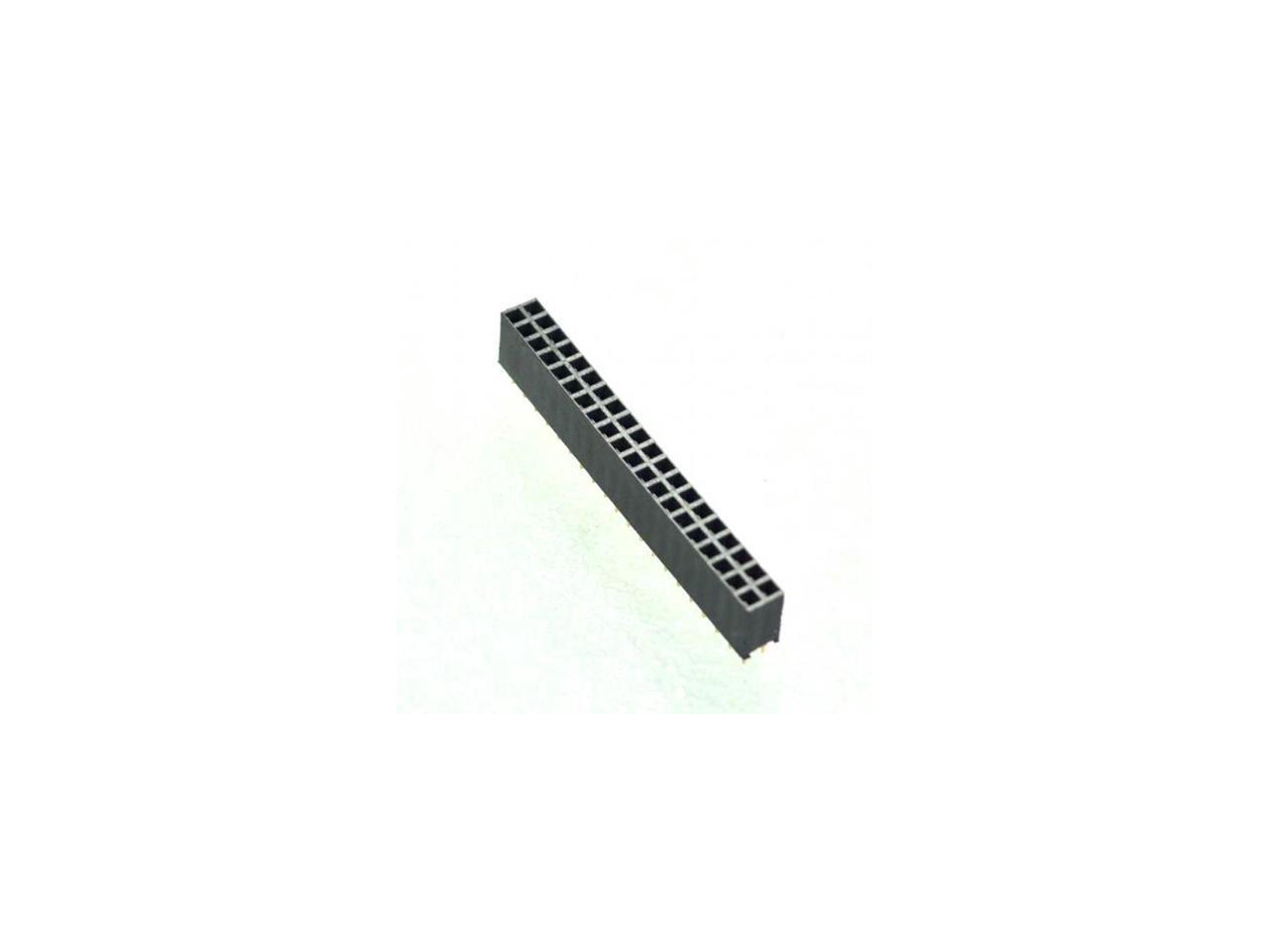 2.54Mm 2X20 Pin Female Double Row Header Strip