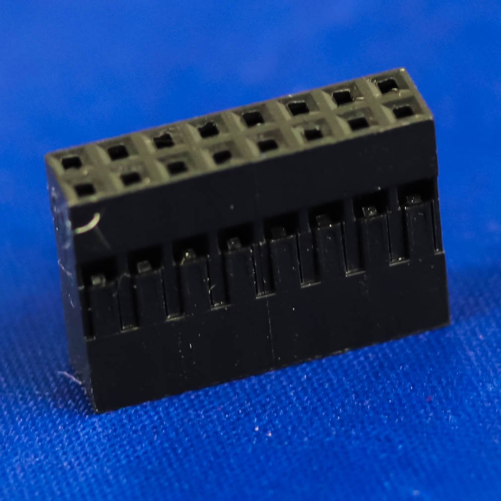 2x8 Pin Male-Female Crimp Connector