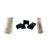 2*8 Pin Male-Female Crimp Connector (Pack Of 5)