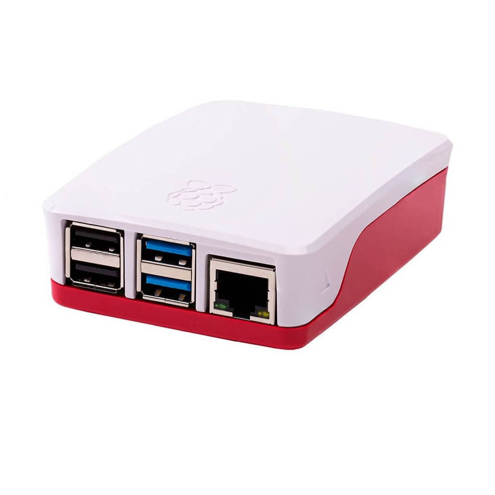 Official Raspberry Pi 4 Case-Red-White