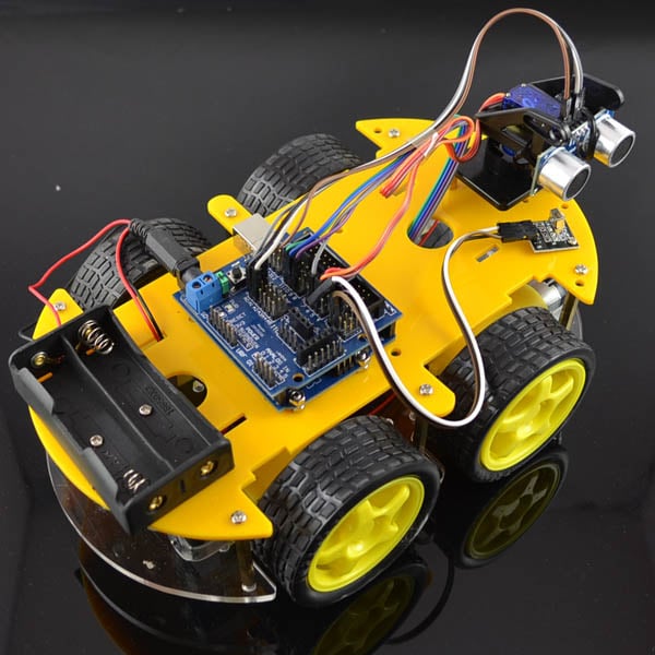 Ultrasonic Intelligent Bluetooth Robot Car Kit