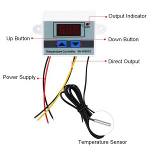 Xh-W3001 Dc 24V 240W Digital Temperature Controller Microcomputer Thermostat Switch