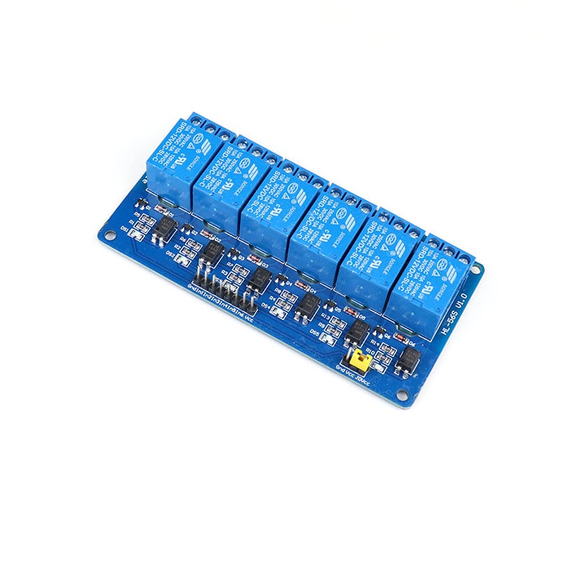 12V 6 Channel with Light Coupling Relay Module