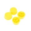 Round Cap for Momentary Tactile Push Button Switch 12x12x7.3mm Yellow