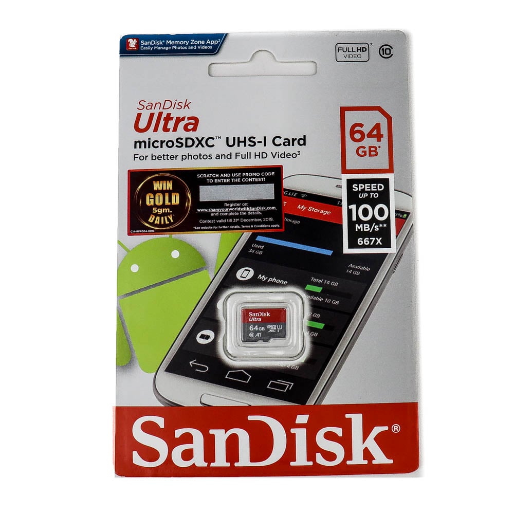 Bacteria Nebu cleanse Buy SanDisk Micro SDXC USH-I 64GB Class 10 Memory Card Online