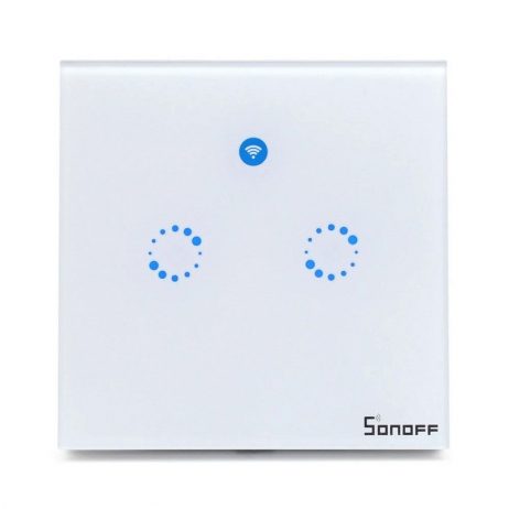 Sonoff T1 Uk 2 Channels Wifi+Rf+Touch Smart Switch