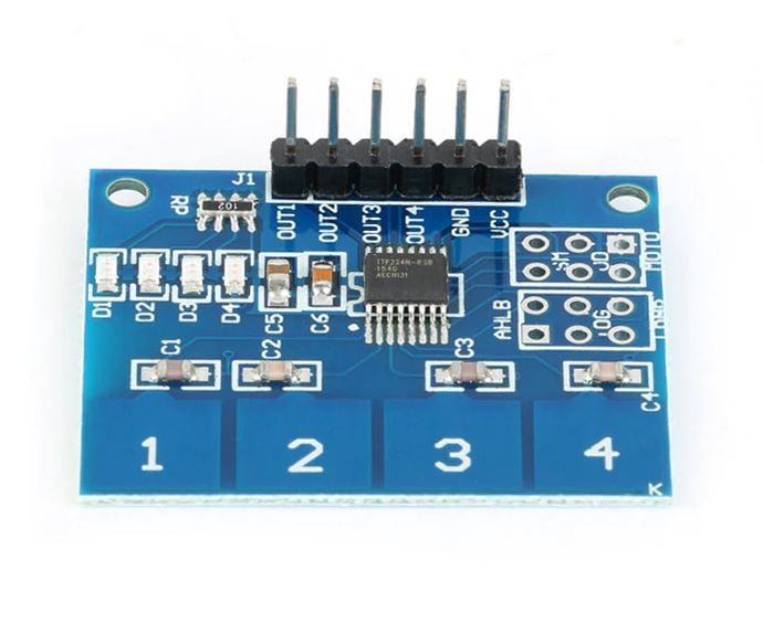 Ttp224 4-Way Capacitive Touch Switch Module