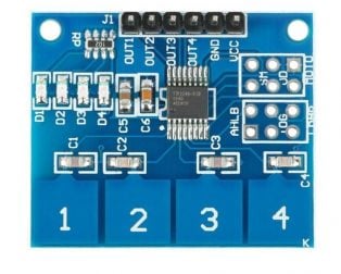 TTP224 4-way Capacitive Touch Switch Module