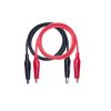 Testing Leads Pair With Crocodile Clip End (Red+Black)-1Meter