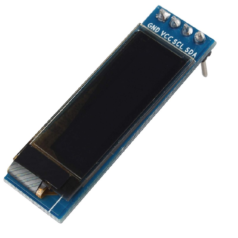 0.91 Inch I2C/Iic Serial 4-Pin Oled Display Module-White