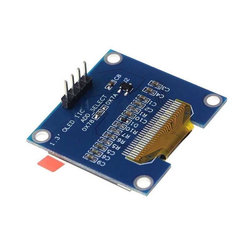 1.3 Inch I2C IIC OLED LCD Module 4pin (with VCC GND)-Blue