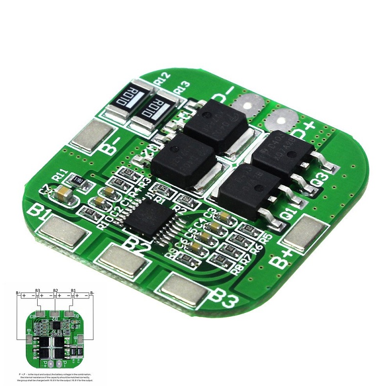 4S 15A 18650 Lithium Battery Protection Board