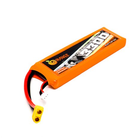 Orange 3300mAh 2S 25C (7.4V) Lithium Polymer Battery Pack