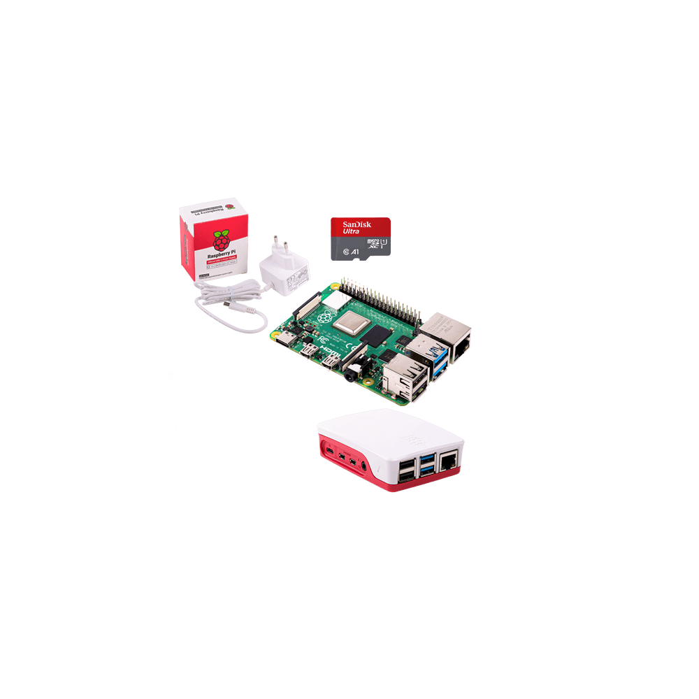 Official Original Raspberry Pi 4 Model B Dev Board or 4b Kit(G) RAM 1GB 2GB  4GB 8GB Core CPU 1.5Ghz 3 Speeder Than Pi 3B+