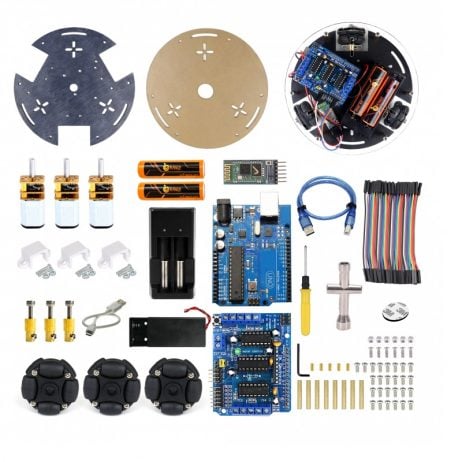 Poly Bluetooth Controlled Omni Wheel Robot Kit