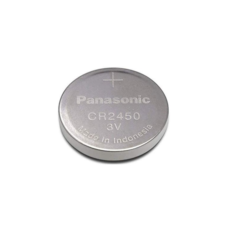Panasonic CR2450 3V 620 mAh Lithium Coin Battery-5Pcs