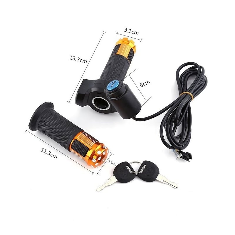 Speed Throttle Plastic Universal Stable Durable Scooter Throttles Easy to Install for Pocket Bike Electric Bike Motorcycle 