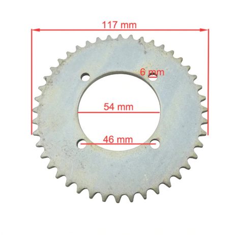 T8F Sprocket - 44T for Ebike