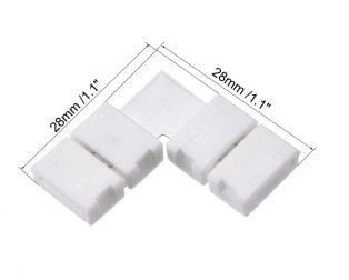 8mm LED Connector 2pin (Pack of 2)