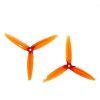 Orange Hd 5152(51X5.2) Tri Blade Flash Propellers 2Cw+2Ccw 2 Pair - Orange