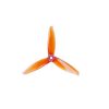 Orange HD 5152(51X5.2) Tri Blade Flash Propellers 2CW+2CCW 2 Pair - Orange