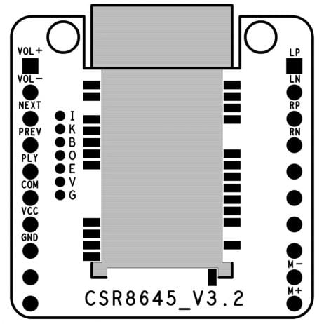 Csr8645 Wireless 4.0 Amplifier Board 5W+5W Apt-X Stereo Receiver Amplifier Module