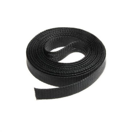 Black-Insulated-Braid-Sleeving-Tight-Pet-Wire-Cable-Protection-Expandable-Cable-Sleeve-Wire-Gland